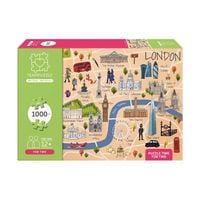 Produktbild: TEAMPUZZLE &ndash; London &ndash; 1000 Teile &ndash; Erwachsenenpuzzle f&uuml;r zwei Personen