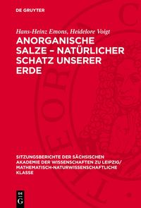 Produktbild: Anorganische Salze &ndash; Nat&uuml;rlicher Schatz unserer Erde