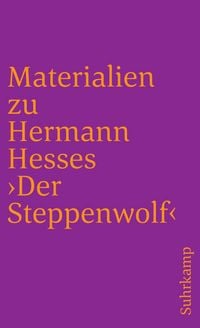 Produktbild: Materialien zu Hermann Hesses &raquo;Der Steppenwolf&laquo;