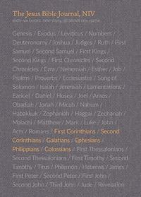 Produktbild: The Jesus Bible Journal, 1 Corinthians - Colossians, Niv, Paperback, Comfort Print