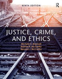Produktbild: Braswell, M: Justice, Crime, and Ethics