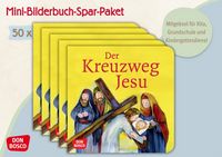 Produktbild: Der Kreuzweg Jesu. Mini-Bilderbuch. Paket mit 50 Exemplaren zum Vorteilspreis