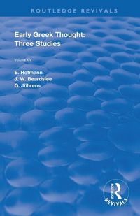 Produktbild: Early Greek Thought