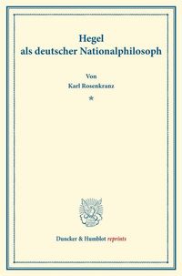 Produktbild: Hegel als deutscher Nationalphilosoph.