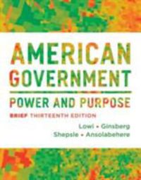 Produktbild: Lowi, T: American Government