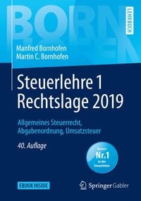 Produktbild: Steuerlehre 1 Rechtslage 2019