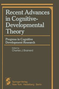 Produktbild: Recent Advances in Cognitive-Developmental Theory