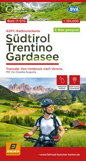 Bild vom Artikel ADFC-Radtourenkarte IT-STG Südtirol, Trentino, Gardasee 1:150.000, reiß- und wetterfest, E-Bike geeignet, GPS-Tracks Download, mit Bett+Bike Symbolen, vom Autor 