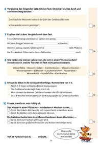 Übungsheft mit Lesetests in Deutsch 3. Klasse