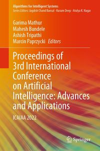Produktbild: Proceedings of 3rd International Conference on Artificial Intelligence: Advances and Applications