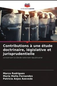 Produktbild: Contributions &agrave; une &eacute;tude doctrinaire, l&eacute;gislative et jurisprudentielle