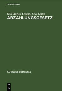 Produktbild: Abzahlungsgesetz