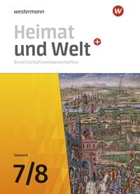 Produktbild: Heimat und Welt Plus Gesellschaftswissenschaften 7 / 8. Schulbuch . Für das Saarland