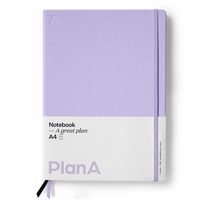 Produktbild Notizbuch A4 Hardcover Liniert Mauve Purple