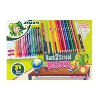 Produktbild: JOLLY Buntstifte + Geodreieck, back to school boxx, 31er Set