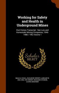 Produktbild: Working for Safety and Health in Underground Mines