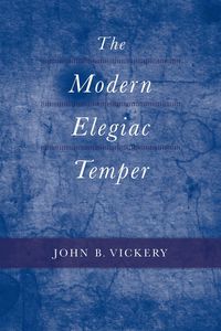 Produktbild: The Modern Elegiac Temper