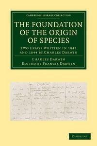 Produktbild: The Foundation of the Origin of Species