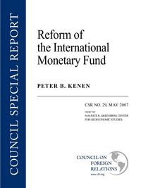 Produktbild: Reform Of The International Monetary Fund