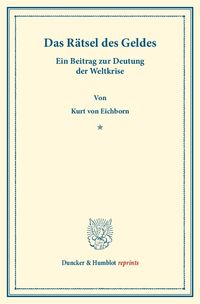 Produktbild: Das R&auml;tsel des Geldes.