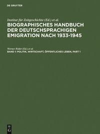 Produktbild: Politik, Wirtschaft, &Ouml;ffentliches Leben.