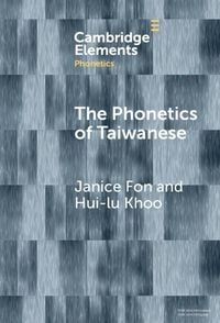 Produktbild: The Phonetics of Taiwanese