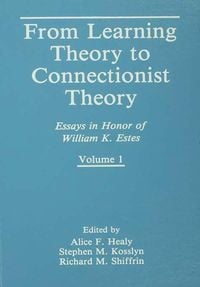 Produktbild: From Learning Theory to Connectionist Theory