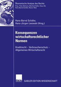 Produktbild: Konsequenzen wirtschaftsrechtlicher Normen