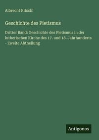 Produktbild: Geschichte des Pietismus