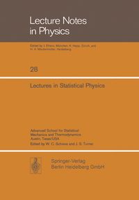 Produktbild: Lectures in Statistical Physics