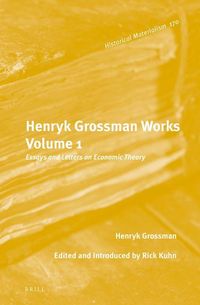 Produktbild: Henryk Grossman Works, Volume 1