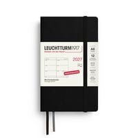 Produktbild: Wochenkalender Pocket (A6) 2027, Softcover, Schwarz, Deutsch