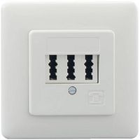 Produktbild: Rutenbeck TAE 3X6 NFN UP rw Telefondose Unterputz Wei&szlig;