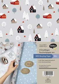 Bild vom Artikel Geschenkpapier Set Weihnachten: Skandinavische Winterlandschaft vom Autor 