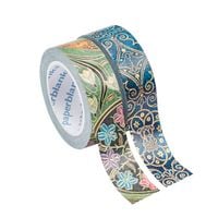 Produktbild: Washi Tape Azurblau/Bl&uuml;hende Poesie, Washi Tape,
