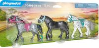 Bild vom Artikel Playmobil® 70999 3 Pferde: Friese, Knabstrupper & Andalusier vom Autor 