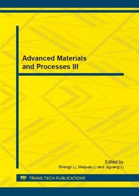 Produktbild: Advanced Materials and Processes III