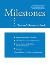 Produktbild: O'Sullivan, J: Milestones Intro: Teacher's Resource Book