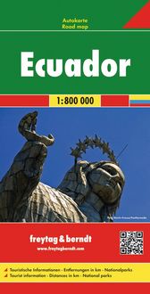 Produktbild: freytag & berndt Stra&szlig;enkarte Ecuador 1:800.000