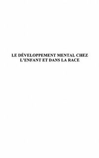 Produktbild: Developpement mental chez l'enfant et da