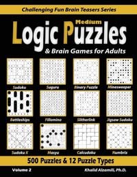 Produktbild: Medium Logic Puzzles & Brain Games for Adults