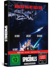 Produktbild: Spaceballs - Mel Brooks&rsquo; verr&uuml;ckte Raumfahrt - Limitiertes 3-Disc-Mediabook (4K Ultra HD + Blu-ray + Bonus-Blu-ray)