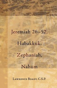 Produktbild: Jeremiah 26-52, Habakkuk, Zephaniah, Nahum