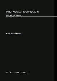 Produktbild: Propaganda Technique in Wwi Re