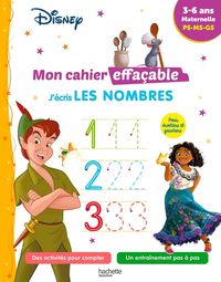 Produktbild: Disney : mon cahier effa&ccedil;able : j'&eacute;cris les nombres