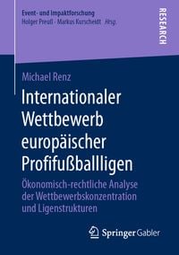 Produktbild: Internationaler Wettbewerb europ&auml;ischer Profifu&szlig;ballligen