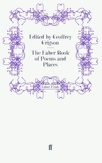 Produktbild: The Faber Book of Poems and Places