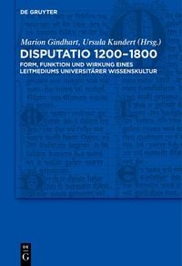 Produktbild: Disputatio 1200&ndash;1800