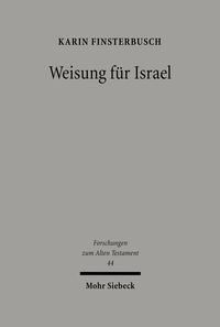 Produktbild: Weisung f&uuml;r Israel