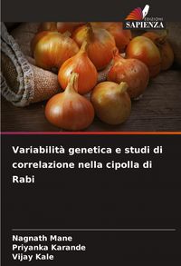 Produktbild: Variabilit&agrave; genetica e studi di correlazione nella cipolla di Rabi